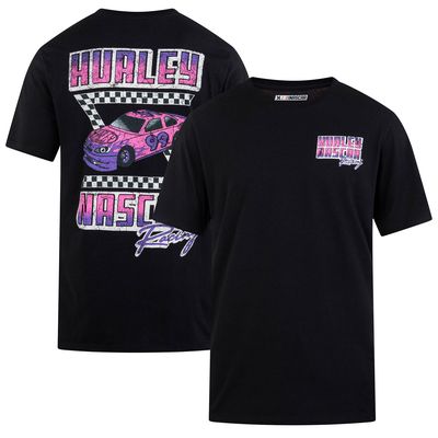 Men's Hurley x Everday Black NASCAR Everyday Faster T-Shirt