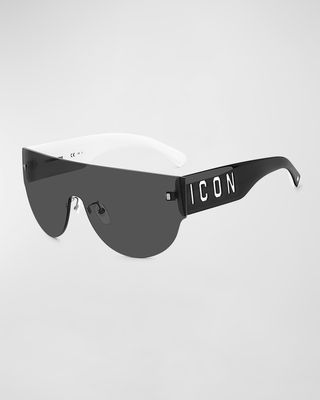 Men's Icon Rimless Mask Sunglasses
