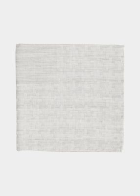 Men's Irregular Box-Print Cotton Handkerchief