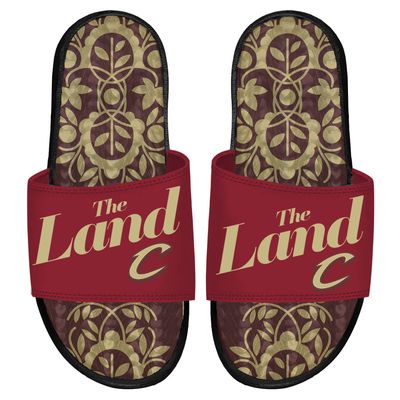 Men's ISlide Black Cleveland Cavaliers 2023/24 City Edition Gel Slide Sandals