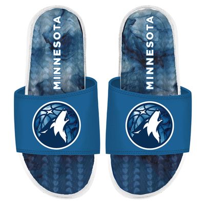 Men's ISlide White Minnesota Timberwolves 2023/24 City Edition Gel Slide Sandals