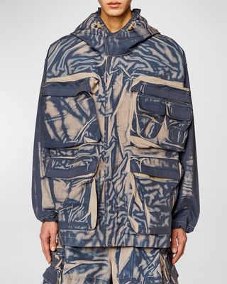 Men's J-Cadmus Oversized Twill Jacket