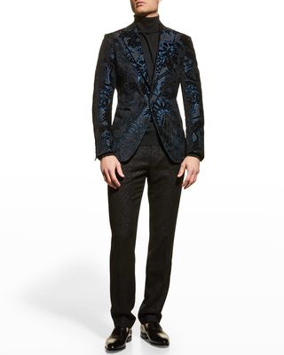 Men's Jacquard Tuxedo Jacket
