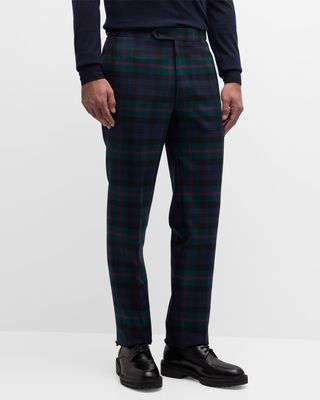 Men's James Multicolor Plaid Trousers