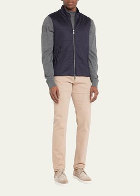 Men's Jersey Comfort Ful-Zip Vest