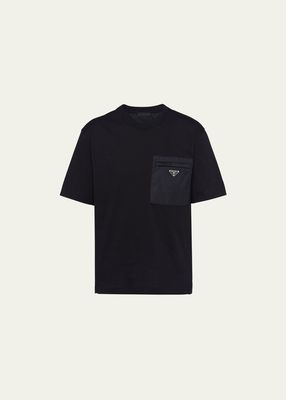 Men's Jersey Logo Pocket T-Shirt