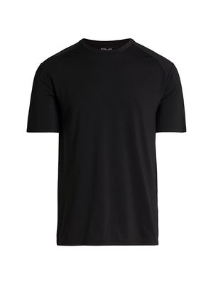 Men's Jersey Short-Sleeve T-Shirt - Polo Black - Size Large