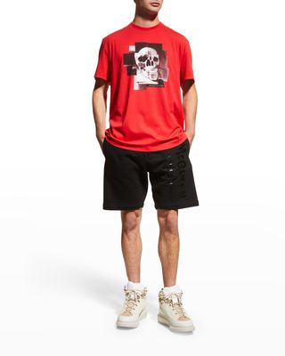 Men's Jersey Skull Collage T-Shirt