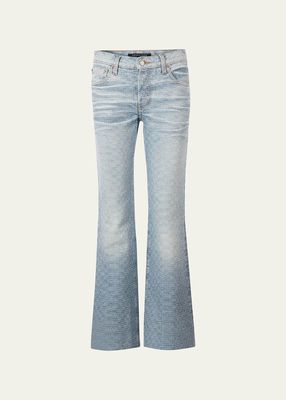 Men's Jimmy Patterned Flare Jeans