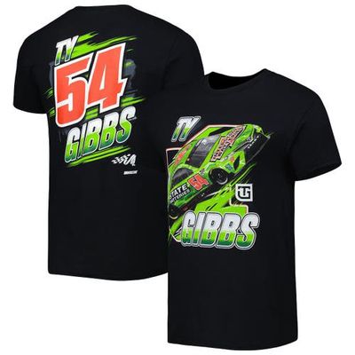 Men's Joe Gibbs Racing Team Collection Neon Green Ty Gibbs Two-Sided Blister T-Shirt