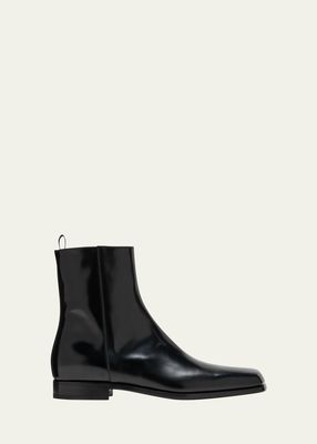 Men's Jokoto Leather Zip Ankle Boots