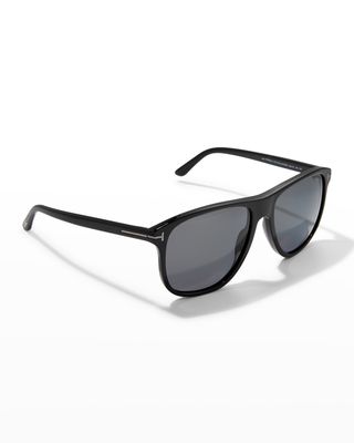 Men's Joni Polarized Square Acetate Sunglasses
