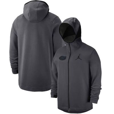 Men's Jordan Brand Anthracite Florida Gators Tonal Showtime Full-Zip Hoodie