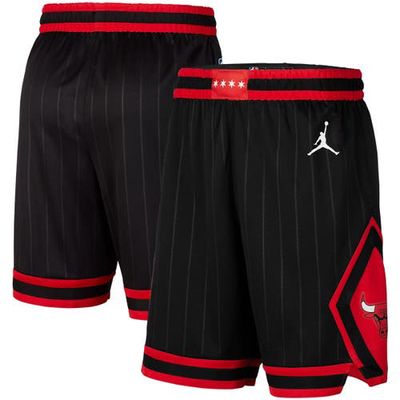 Men's Jordan Brand Black 2019/20 Chicago Bulls Icon Edition Swingman Shorts