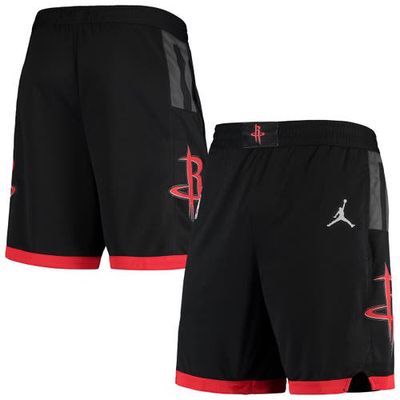 Men's Jordan Brand Black 2019/20 Houston Rockets Icon Edition Swingman Shorts