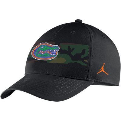 Men's Jordan Brand Black Florida Gators Military Pack Camo Legacy91 Adjustable Hat