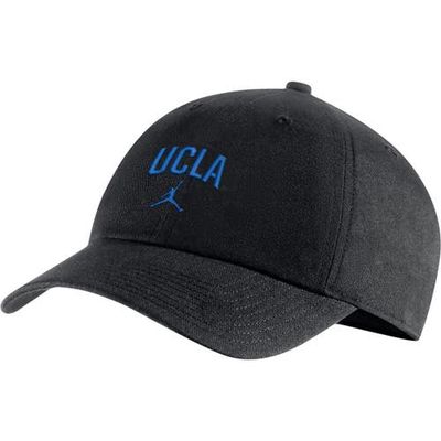 Men's Jordan Brand Black UCLA Bruins Heritage86 Arch Performance Adjustable Hat