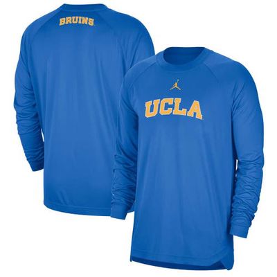 Men's Jordan Brand Blue UCLA Bruins Basketball Spotlight Performance Raglan T-Shirt