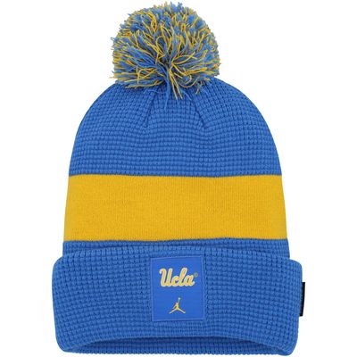 Men's Jordan Brand Blue UCLA Bruins Sideline Team Cuffed Knit Hat with Pom