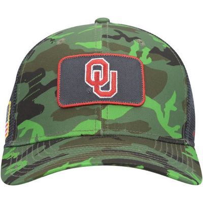 Men's Jordan Brand Camo/Black Oklahoma Sooners Classic99 Veterans Day Trucker Snapback Hat