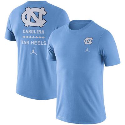 Men's Jordan Brand Carolina Blue North Carolina Tar Heels DNA Performance T-Shirt in Light Blue