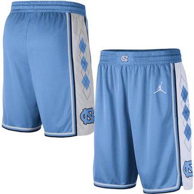 Men's Jordan Brand Carolina Blue North Carolina Tar Heels Limited Basketball Performance Shorts in Light Blue