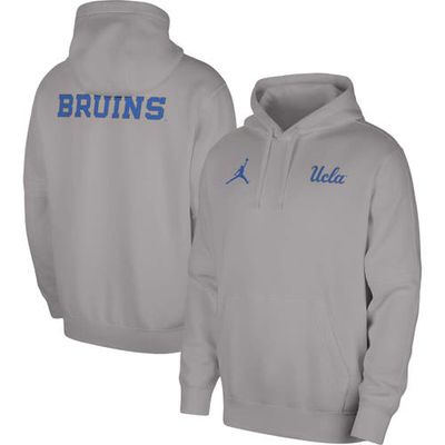 Men's Jordan Brand Gray UCLA Bruins Club Pullover Hoodie