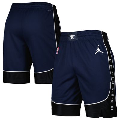 Men's Jordan Brand Navy Dallas Mavericks 2022/2023 Statement Edition Swingman Performance Shorts