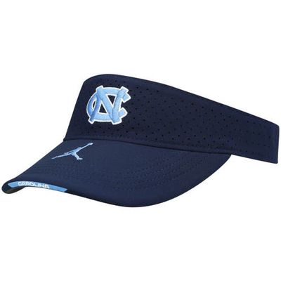 Men's Jordan Brand Navy North Carolina Tar Heels 2021 Sideline Performance Visor