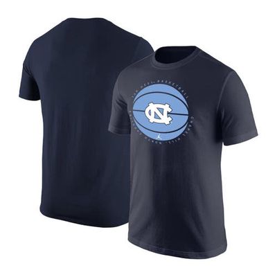 Men's Jordan Brand Navy North Carolina Tar Heels Basketball Logo T-Shirt