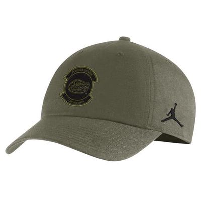 Men's Jordan Brand Olive Florida Gators Military Pack Heritage86 Adjustable Hat