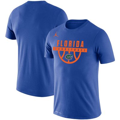 Men's Jordan Brand Royal Florida Gators Basketball Drop Legend Performance T-Shirt