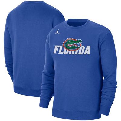 Men's Jordan Brand Royal Florida Gators Team Fleece Pullover Sweatshirt