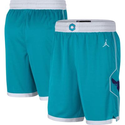 Men's Jordan Brand Teal 2019/20 Charlotte Hornets Icon Edition Swingman Shorts