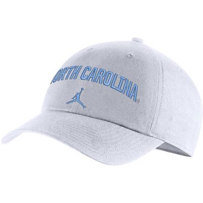 Men's Jordan Brand White North Carolina Tar Heels Heritage86 Arch Performance Adjustable Hat