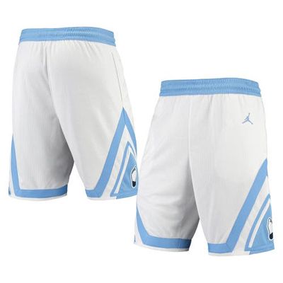 Men's Jordan Brand White North Carolina Tar Heels Retro Limited Basketball Shorts