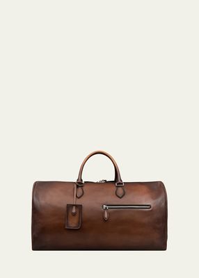 Men's Jour Off Leather Travel Bag, L