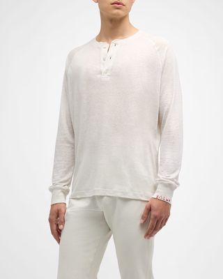 Men's Journey Raglan Henley Shirt