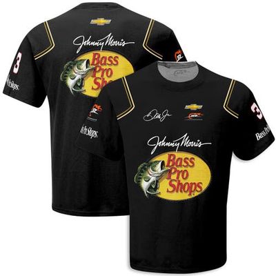 Men's JR Motorsports Official Team Apparel Black Dale Earnhardt Jr. Bass Pro Shops Uniform T-Shirt