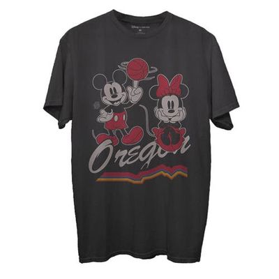 Men's Junk Food Black Portland Trail Blazers Disney Mickey & Minnie 2020/21 City Edition T-Shirt
