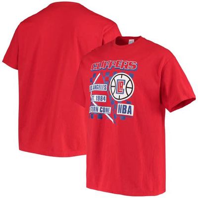 Men's Junk Food Red LA Clippers Hometown T-Shirt