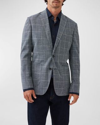 Men's Karaka Point Textured Check Sport Coat