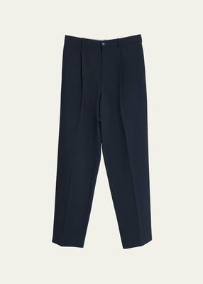 Men's Keenan Wool-Blend Pleated Pants