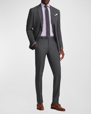 Men's Kent Hand-Tailored Glen Plaid Suit