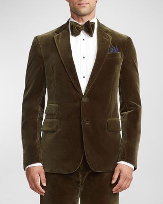Men's Kent Hand-Tailored Velvet Jacket