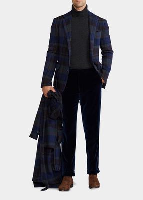 Men's Kent Plaid Flannel Sport Coat