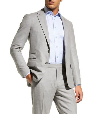 Men's Kent Wool-Cashmere Suit