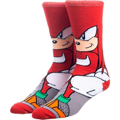 Men's Knuckles Sonic the Hedgehog Crew Socks
