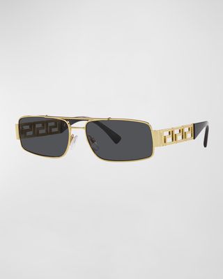 Men's La Greca Rectangle Sunglasses