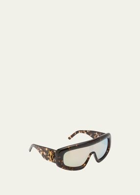 Men's Laguna Palms Plaque Shield Sunglasses